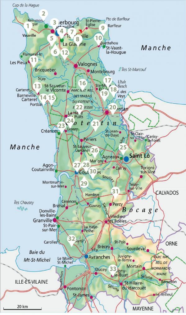 carte du cotentin