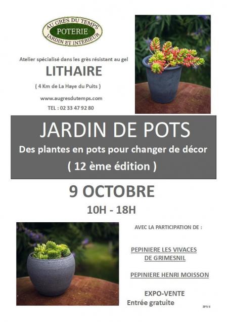 Jardin de pots affiche 2024